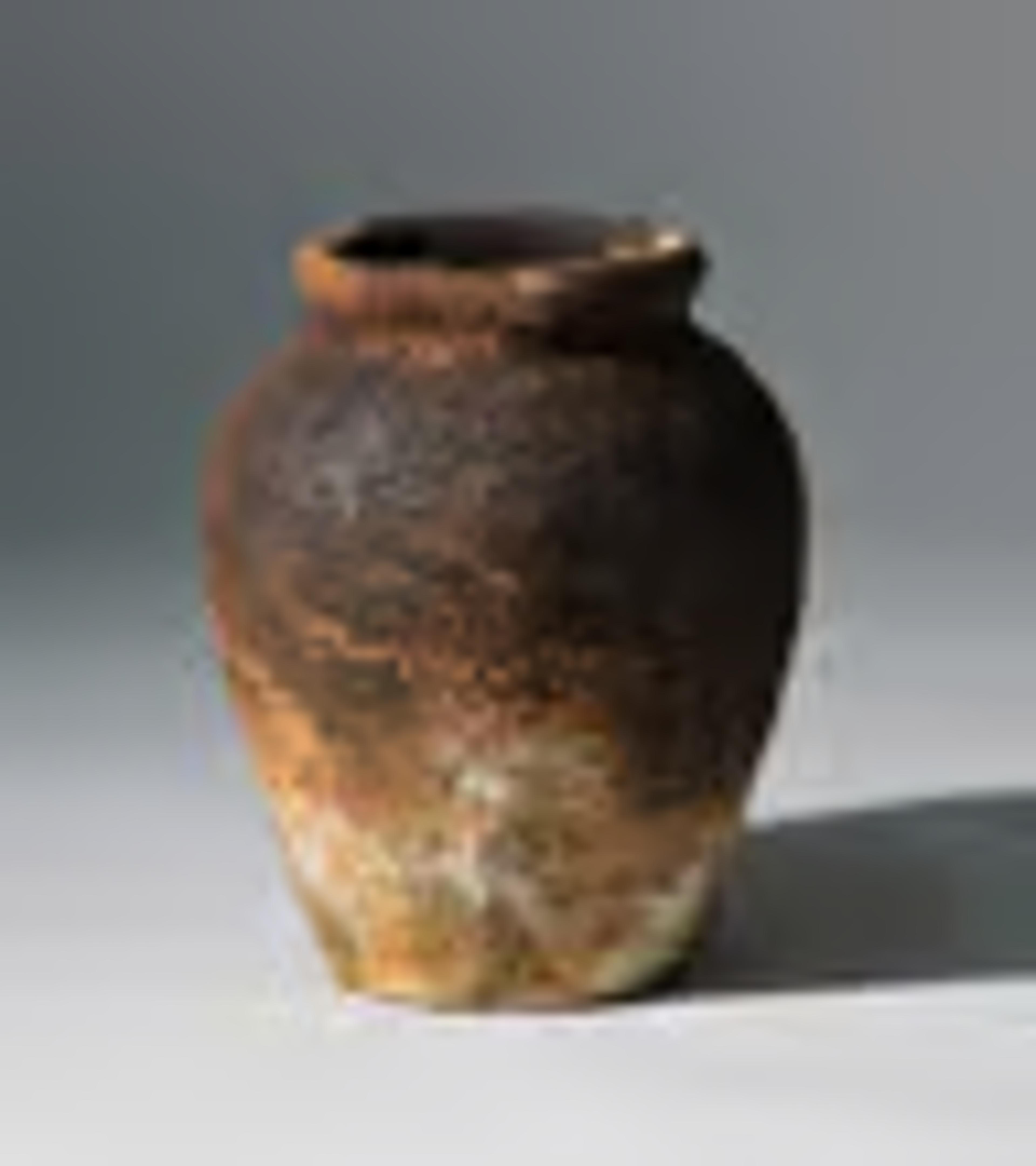 Textured Paper Mache Vase